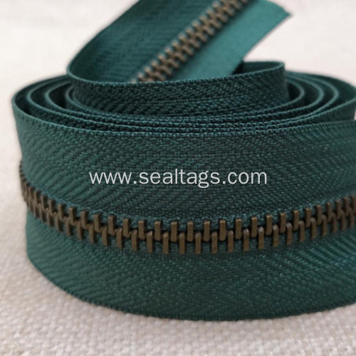 Brass Zipper for Hang Bags and Jeans